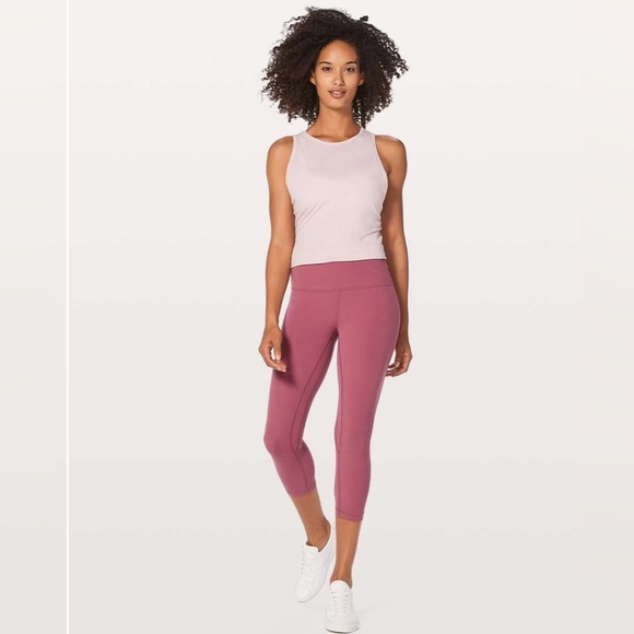 lululemon athletica Pants - Lululemon Align Crop 
So Merlot- Buttery Soft ! NWOT- Sz 8